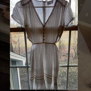 White eyelet dress